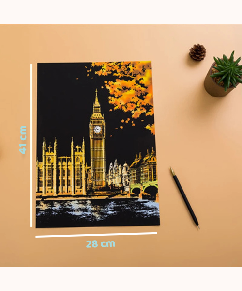 Cartes à Gratter Relaxantes - Grand format (40x21 cm)