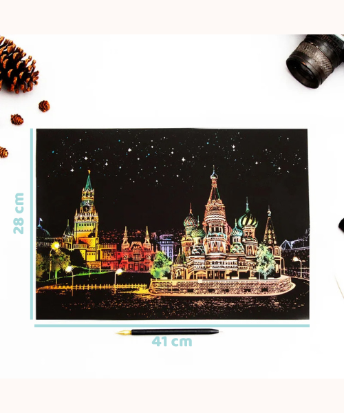 Cartes à Gratter Relaxantes - Grand format (40x21 cm)