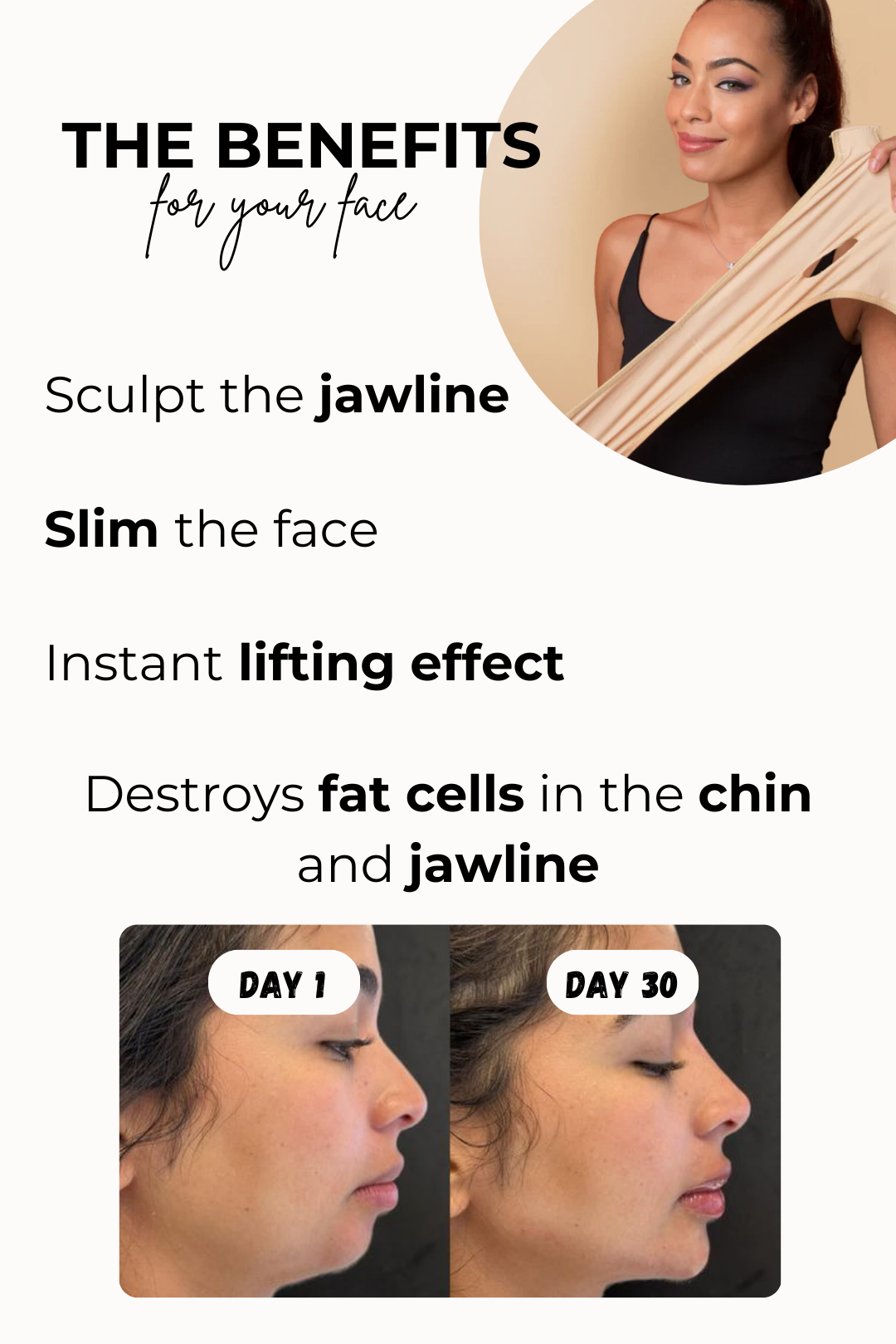 Poppy | Firming Shapewear for a Slimmed Face